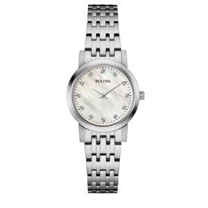 Bulova Diamond Accent Stainless-Steel Watch